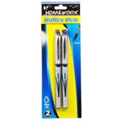 Roller Ball Pens - 2 pack - Black Ink