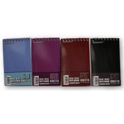 Memo Wire Notebook - 3"x5"-50 Sheet - 4 Pack