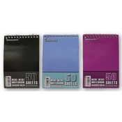 Memo Wire Note Books - 4"x6" - 50 Sheet - 3 Pack