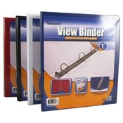 Binder - View pocket - 3 - 1" rings - Asst. Colors
