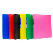 Flex Binder - Matt Asst. Colors - 3- 1" Rings