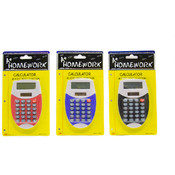 Battery Calculator - 8 digit display - Asst. Color