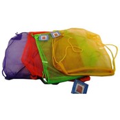 Draw String 17" Mesh Bag - Assorted Colors