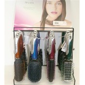 24 Piece Jewel Hairbrush Display