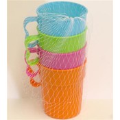 4 Pack Cups With Net Bag