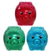Pig Bank Set 8X4.5 In