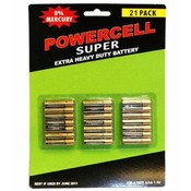 21 Piece AAA  Powercell Batteries