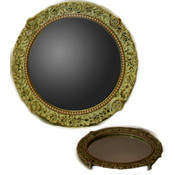 Vanity Mirror -White/Gold