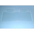 Slatwall Acrylic Flat Shelf
