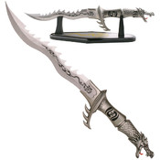 Fire Dragon Fantasy Knife display stand included