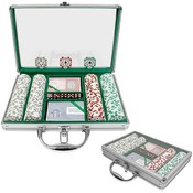 200 Chip 11.5g HIGH ROLLER Set w/Clear Cover Alumi