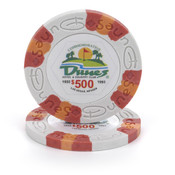$500 Commemorative Dunes Poker Chip Wholesale Bulk