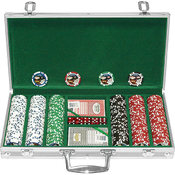 300 11.5G Jackpot Casino Clay Poker Chips w/Alumin