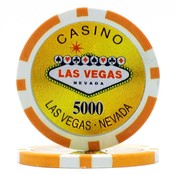 15g Clay Laser Las Vegas Chip - 5000