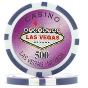 15g Clay Laser Las Vegas Chip - 500