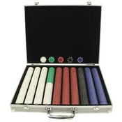 1000 11.5 Gram SUITED Chips in SILVER ALUM Case