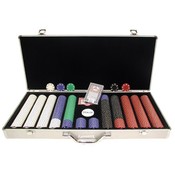 650 11.5 Gram Suited Chips in Silver Aluminum Case