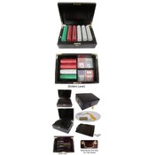 #1 Best Poker Chip Set (Mahogany) - 500 Chips