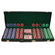 500 11.5 Gram STRIPED DICE Chips DELUXE SET