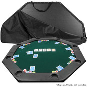 52 x 52 inch Octagon Padded Poker Tabletop Green