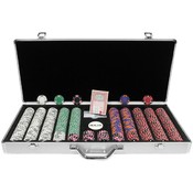 650 Chip Tri-Color Triple Crown Set w/Aluminum Cas
