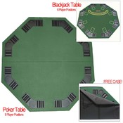 Deluxe Poker &amp; Blackjack Table Top w/ Case