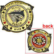 Double-Sided Texas Hold'em Shark Card Keeper