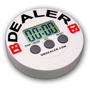 Dealer Button with Built In Digital Timer