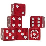 Fabulous Las Vegas Dice - Standard 6 Number Dice