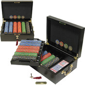 500 Nevada Jacks 10g Chip Set w/Beautiful Mahogany