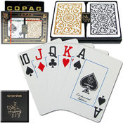CopagT Poker Size JUMBO Index - 1546 Black*Gold Se