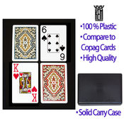 KEM Jumbo Index Paisley Bridge Size Playing Cards