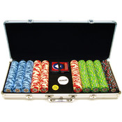 500 PaulsonR National Poker Series Chips w/Aluminu