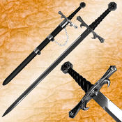 Premium Fighting Crusader Sword with Sheath - 36 i