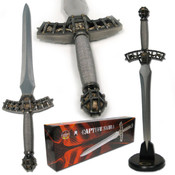 Hidden Skull Bones Dagger with stand