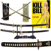 KILL BILL Katanas Two Sword Set with Display Stand