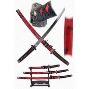 Marble Red Katana Super Set