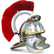 Crested Roman Officers Helmet