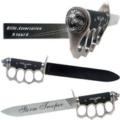 13 Inch Storm Trooper Knuckle German Dagger with C