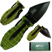 6.125 inch Folding Green Beret Grenade Knife
