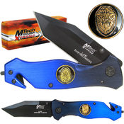 8 Inch Xtreme Law Enforcement Police Folding Pocke