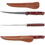Gone Fishing T Filet Knife w/Sheath 12. 25 "