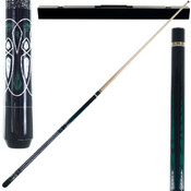 Emerald Green Laser Designer Pool Stick