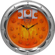 13 Inch Basketball Wall Clock - Quartz Movement