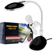 Super Bright 2 in 1 Laptop LED Lamp &amp; Fan