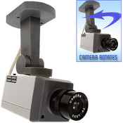 Rotating Imitation Security Camera with LED Light