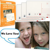 3 Voice Recording Photo Postcards Customize Audio Wholesale Bulk