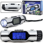Journey's Edge Traveling Time Clock &amp; Flashlight