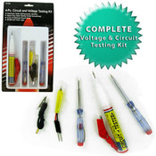 4 pc Electrical Circuit and Voltage Testing Kit