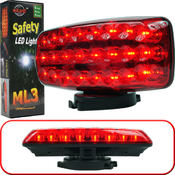 ML3 Series 24 LED Safety Light w/Magnetic Base Red